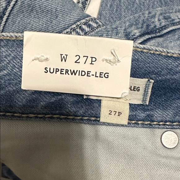 Madewell Petite Superwide-Leg Jeans: Airy Denim Edition Ashbury Wash - Picture 10 of 10